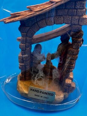 handcrafted nativity by Jai Bhagavan Ltd (JBL) in India Ganges River.